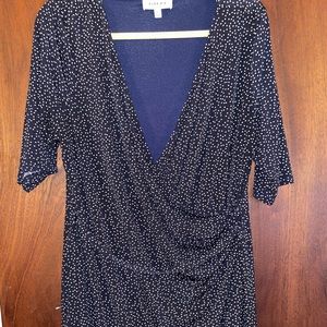 Polka dot maternity dress